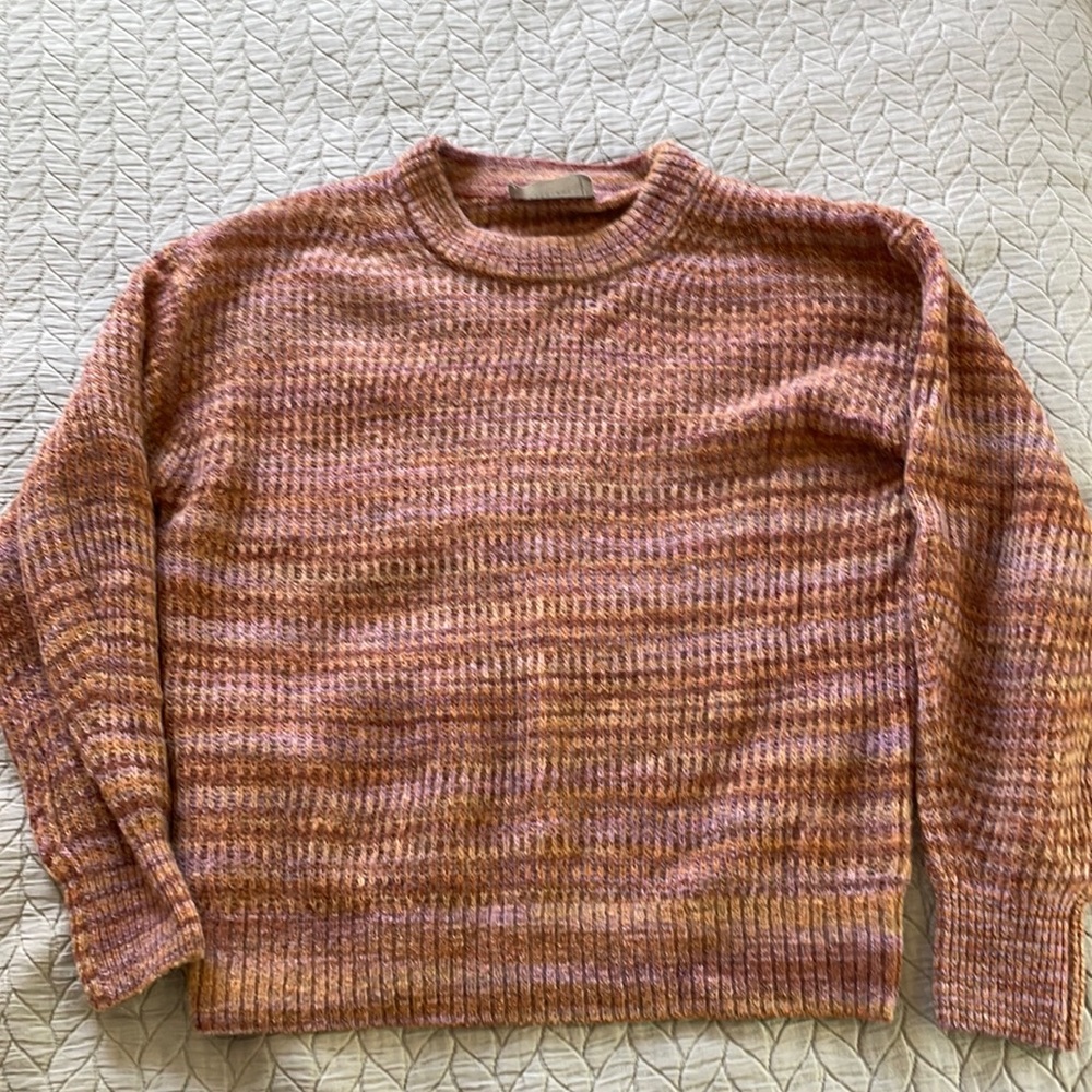 Everlane The Alpaca Crew in Red Tonal